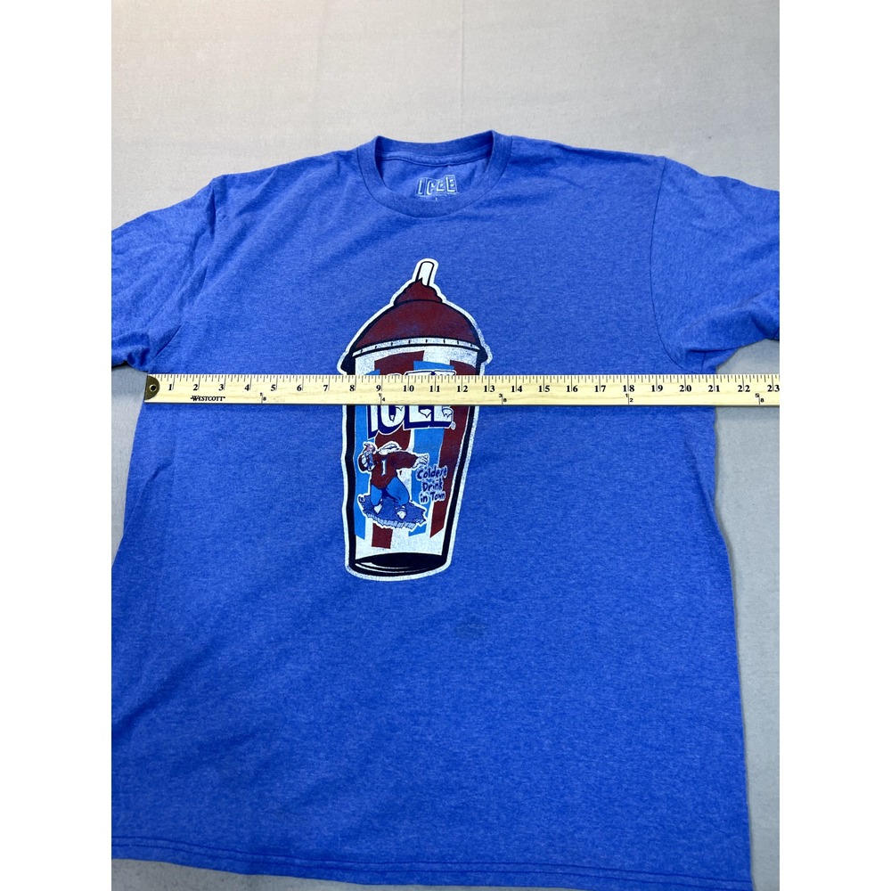 Icee Polar Bear Shirt T Shirt Large  Blue Coldest Drink‎ in Town - Picture 6 of 9